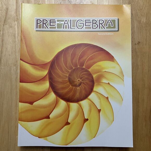 BJU Bob Jones Pre Algebra Student Worktext Homeschool Curriculum Second Edition - Picture 1 of 7